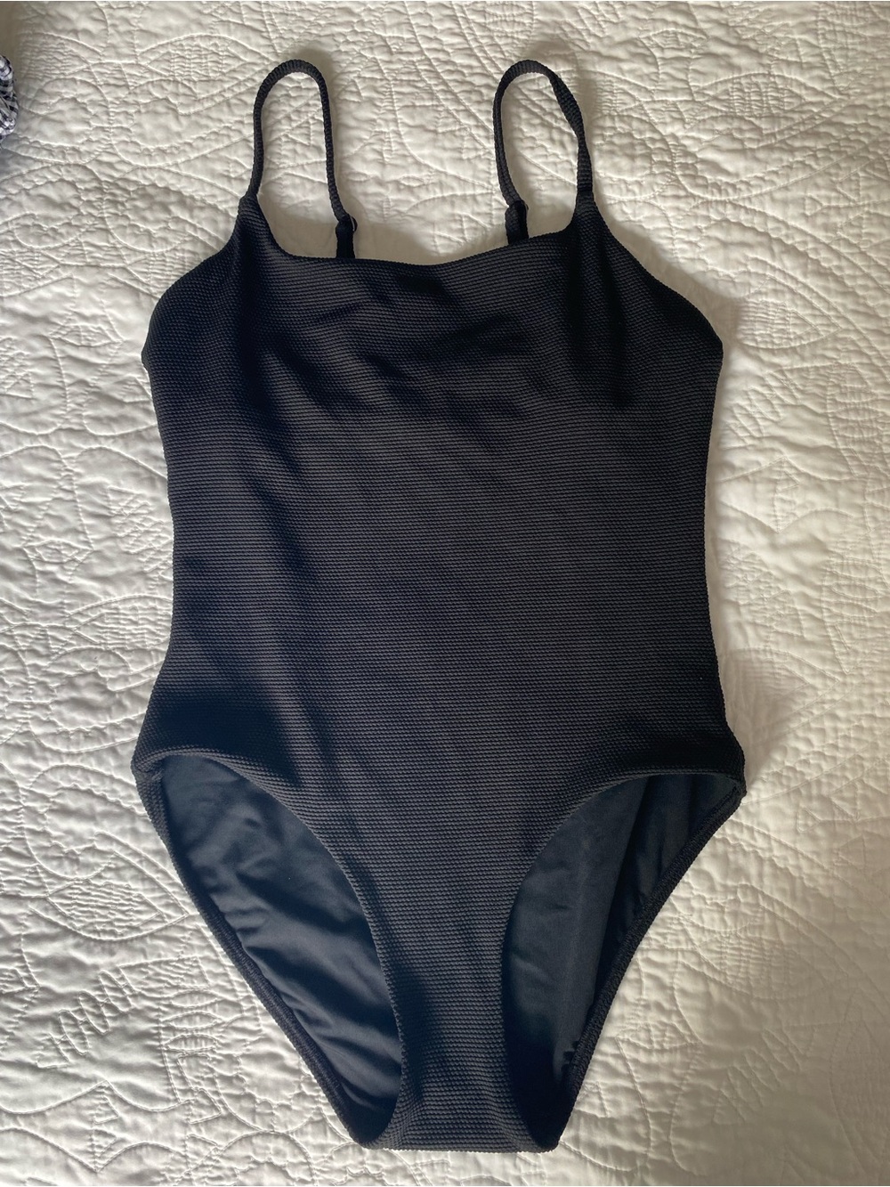 Athleta Scoop Pique One-Piece Swimsuit
